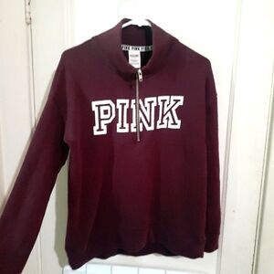 Victoria's Secret 3/4 Zipup Pullover - Small